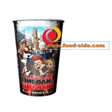 Стакан попкорн, V32,  мультфильм "Приключения мистера Пибоди и Шермана"